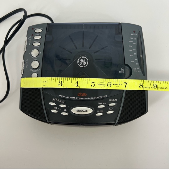 Vintage 2001 GE Dual Alarm Stereo CD Clock Radio TESTED WORKS READ (GE 7-4897A) - Picture 13 of 14